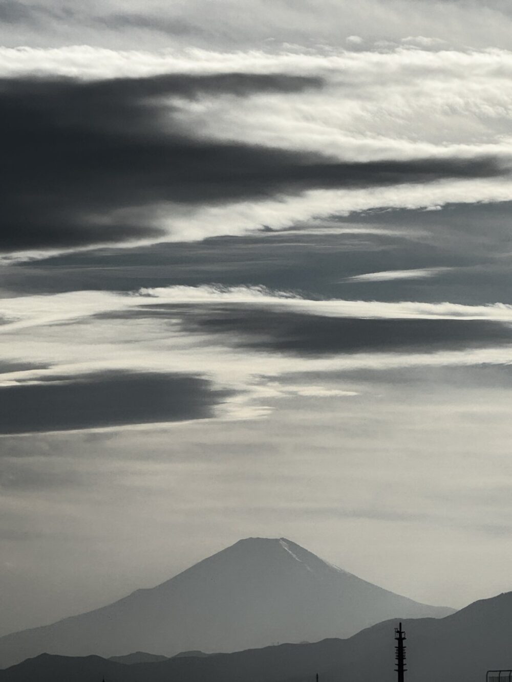 水墨画のような富士山（1日目）